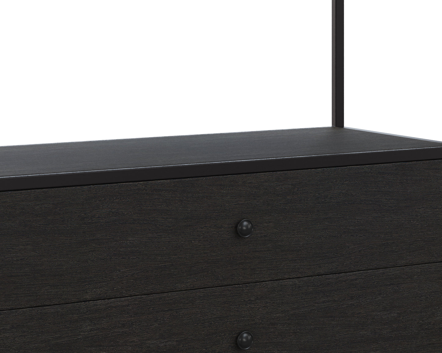 Norwood Iron Framed Black Etagere