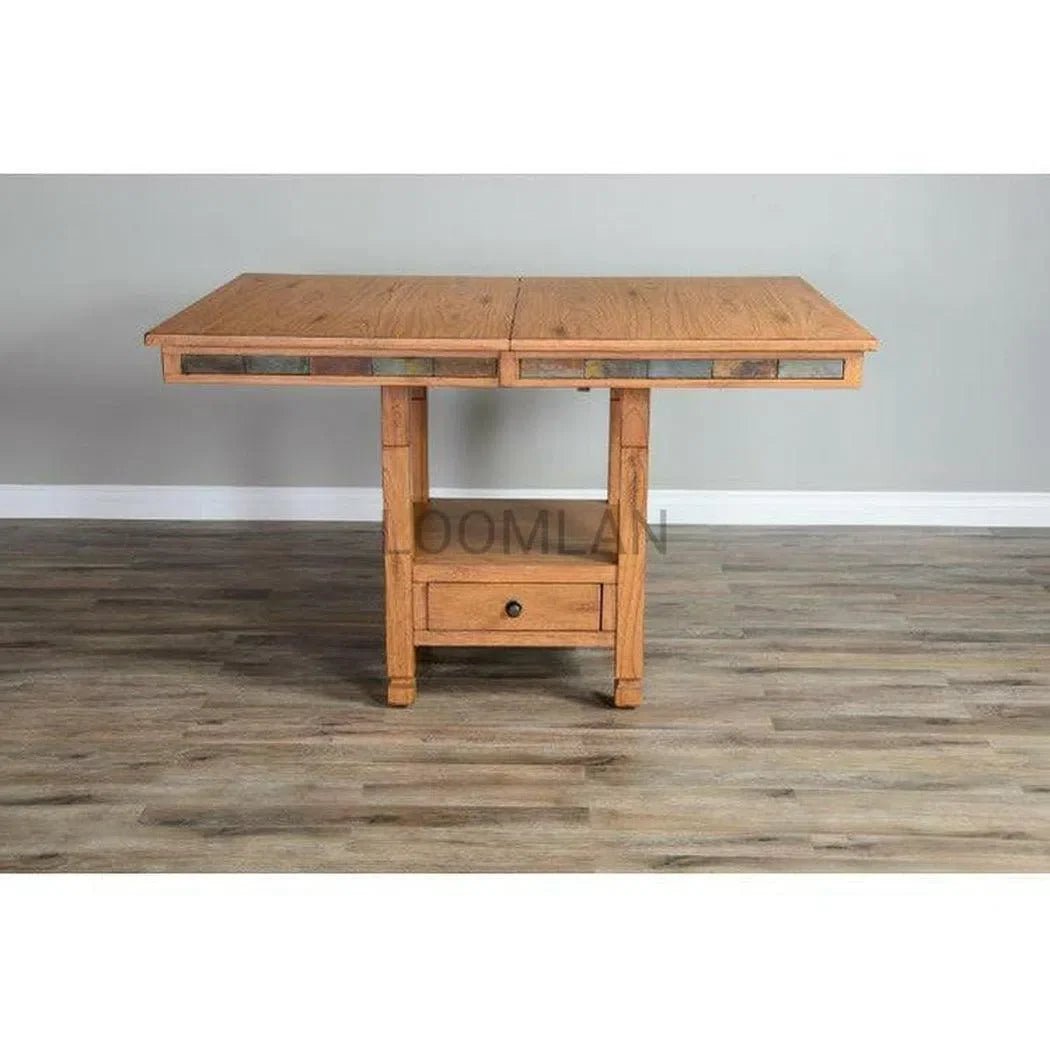 Sunny D Adjustable Height & Extendable Dining Table