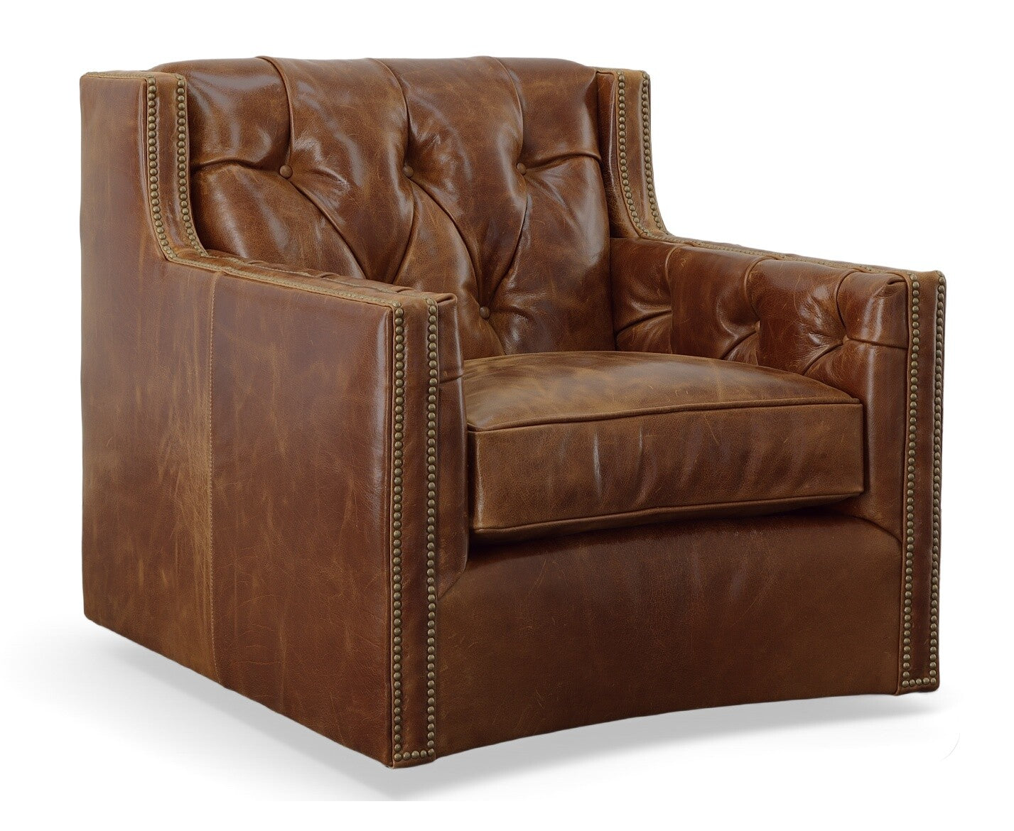 90 Green Leather Couch Henry Grain Leather