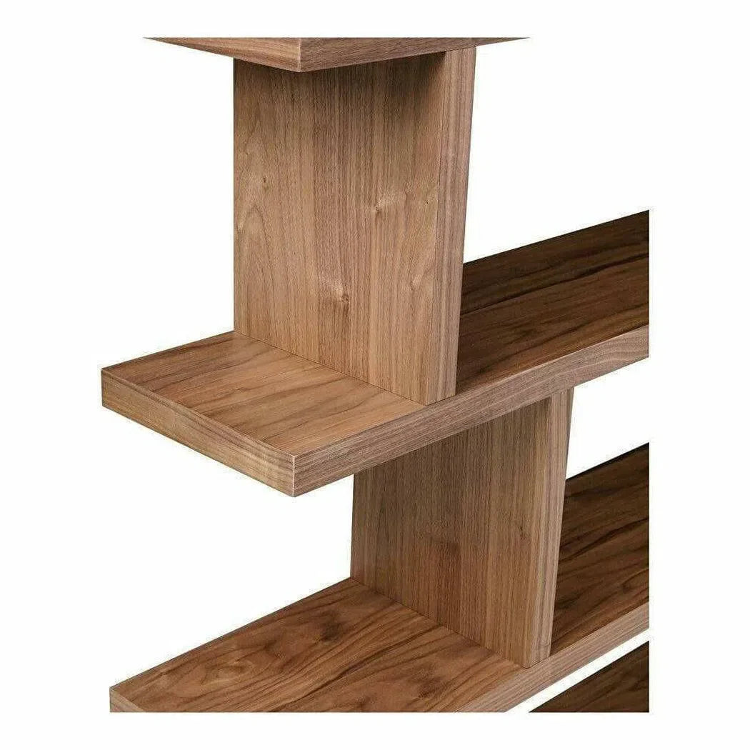 Moe's Home 63 in Shelf Large Walnut Brown Contemporary