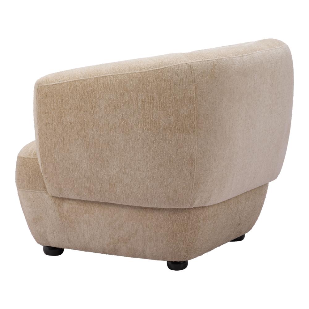 Zuo Modern Bekker Wood Golden Beige Accent Arm Chair