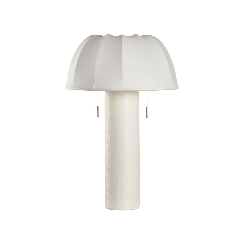 Wildwood Perruche White Pull Chains Table Lamp