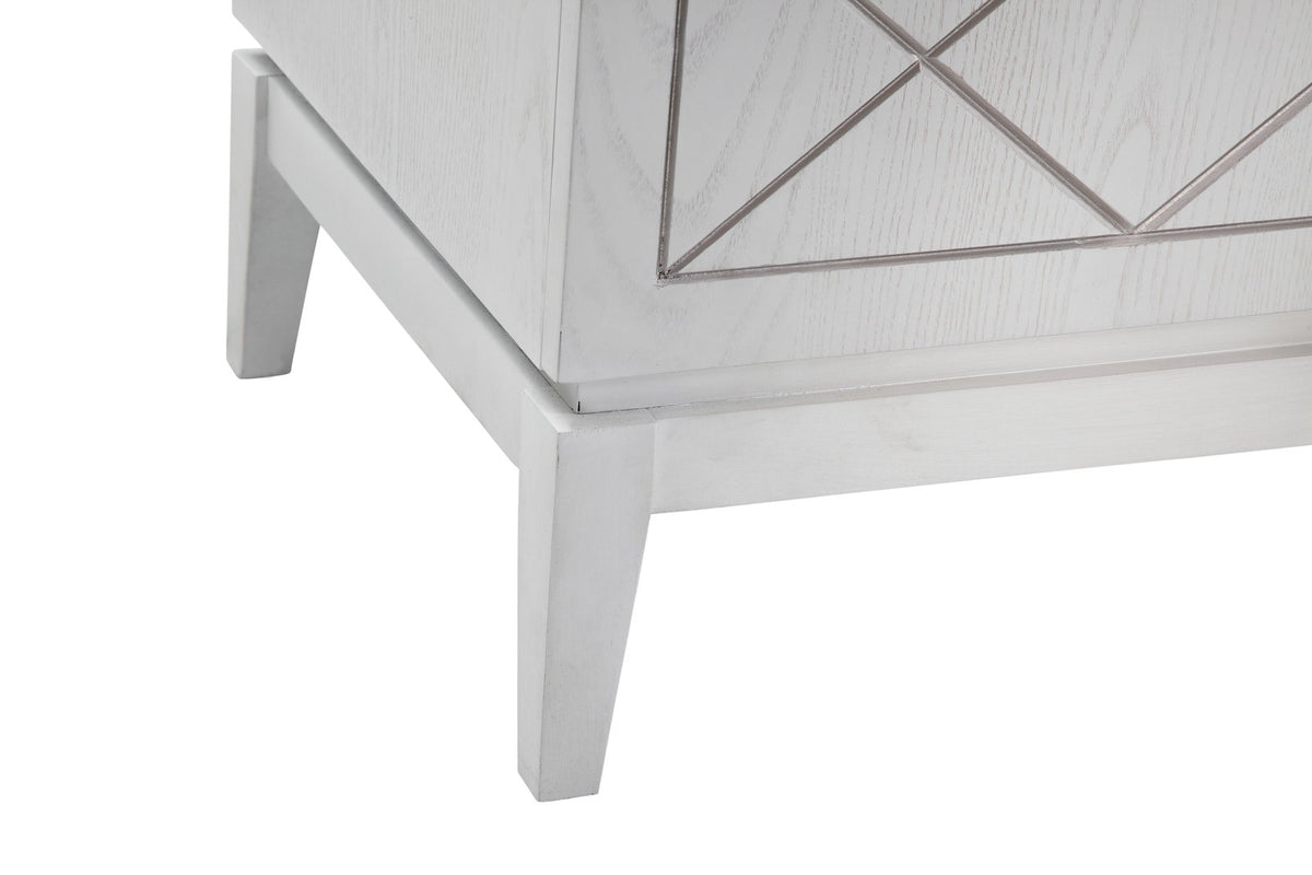 Bassett Mirror Farrow Wood White Server