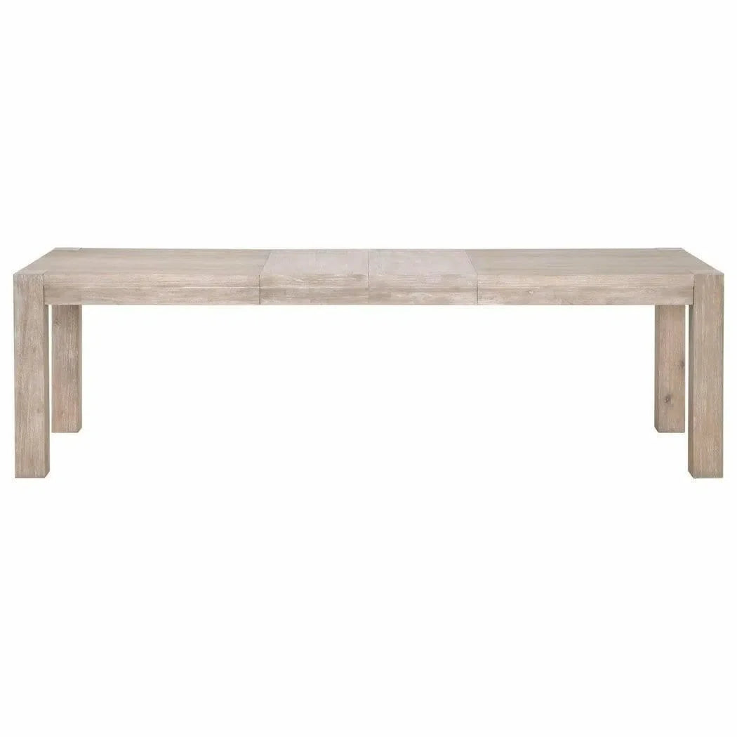 Essentials For Living 71-102" Solid Wood Extendable Dining Table for 8