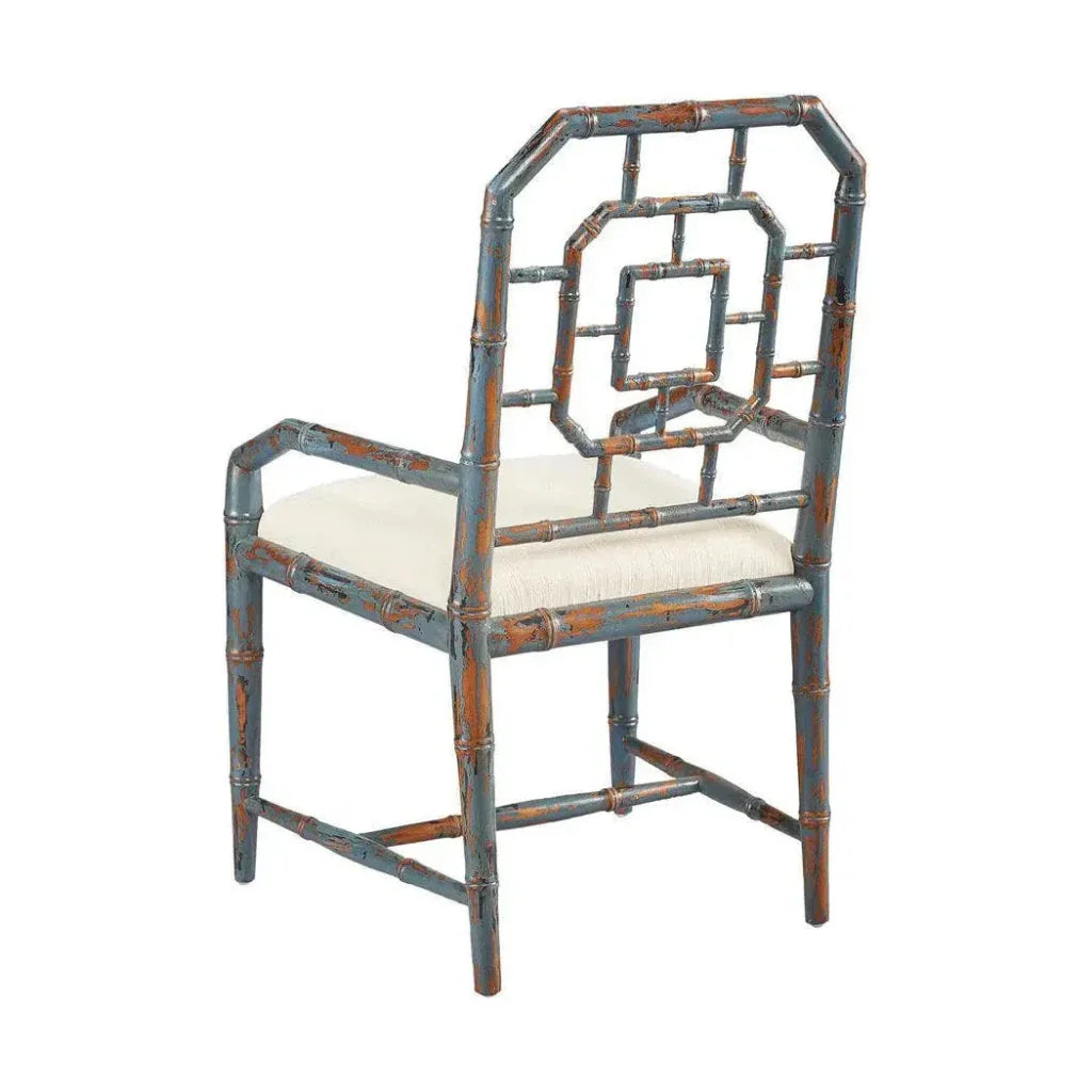 Lahara Blue Arms Dining Chair 2PC -- view 4