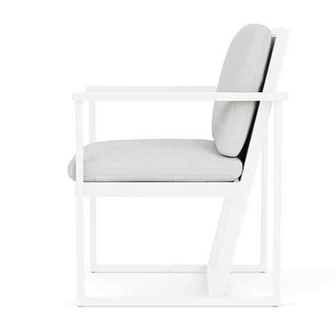 Summit Aluminum Frame Outdoor Dining Armchair-Outdoor Dining Chairs-Lloyd Flanders-Sideboads And Things