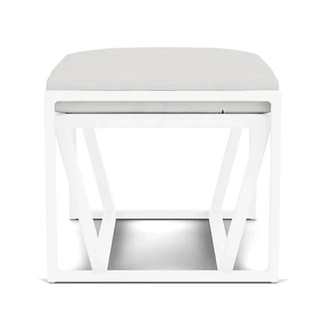 Lloyd Flanders Summit Aluminum Frame Outdoor Ottoman