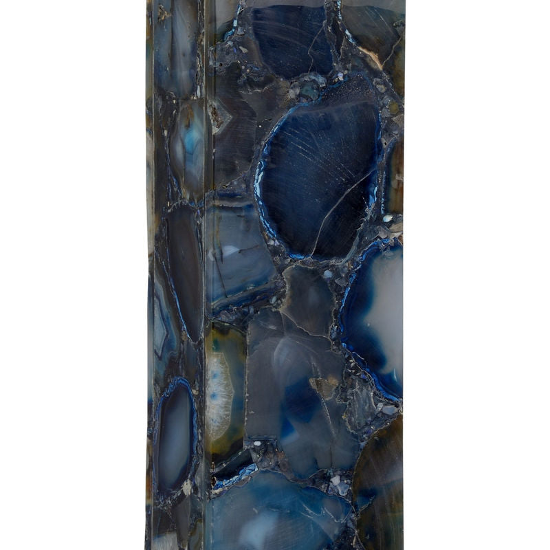 Agate Blue Square Modern Design Vase Table Lamp