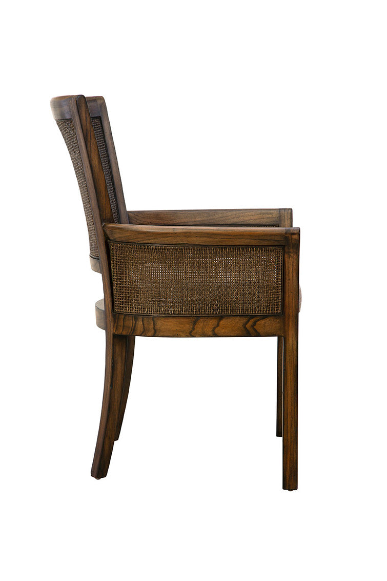 Langley Wood Framed Arm Chair