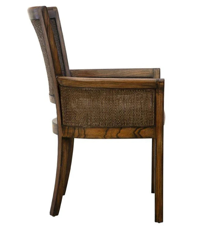 Langley Wood Framed Arm Chair -- view 5