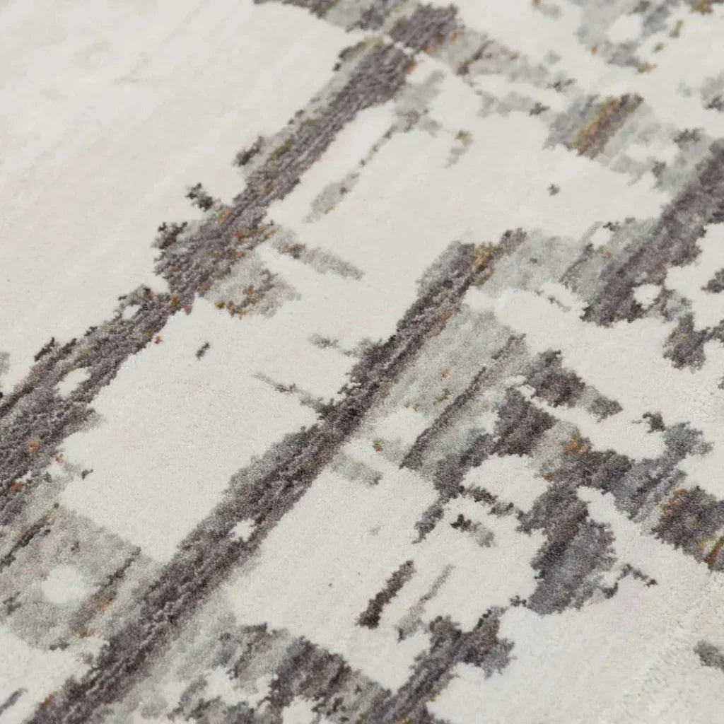 LOOMLAN Atte Abstract Gray Large Area Rugs