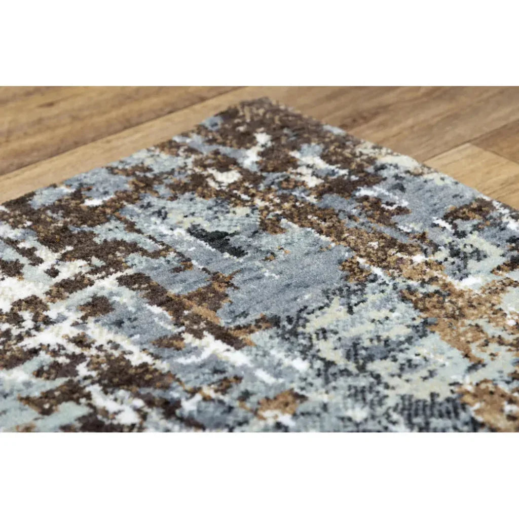 LOOMLAN Beba Abstract Light Gray Large Area Rugs
