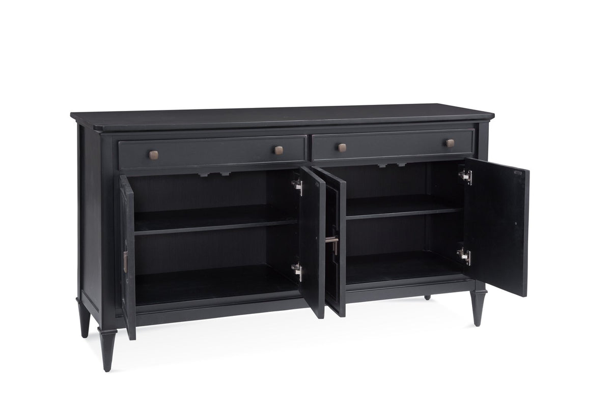 Bassett Mirror Hudson Wood Black Server