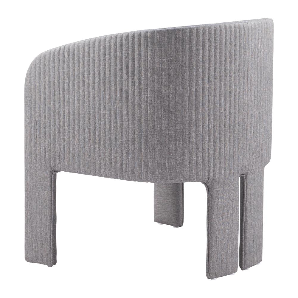 Zuo Modern Hull Slate Gray Accent Arm Chair