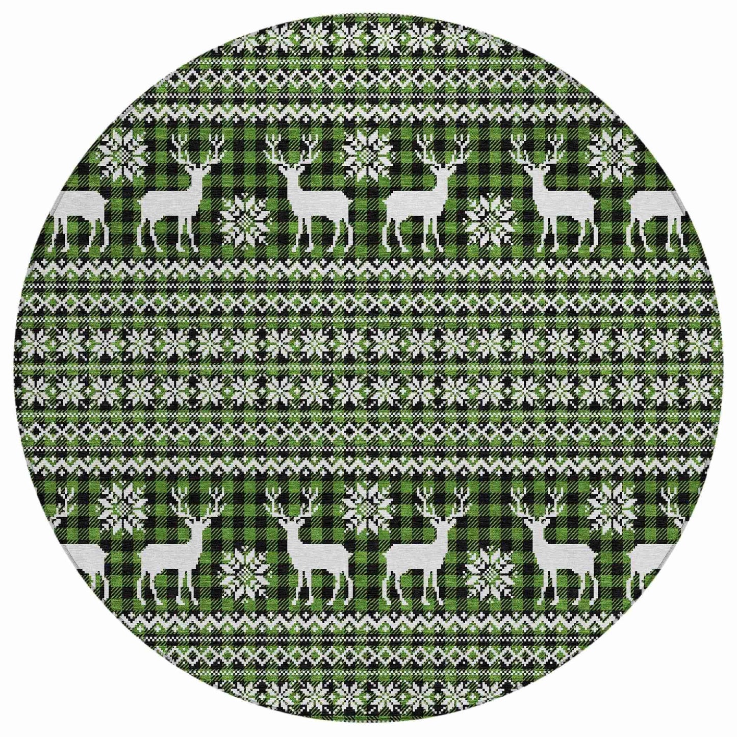 Addison Rugs Quaas Cactus Washable Indoor-Outdoor Rug