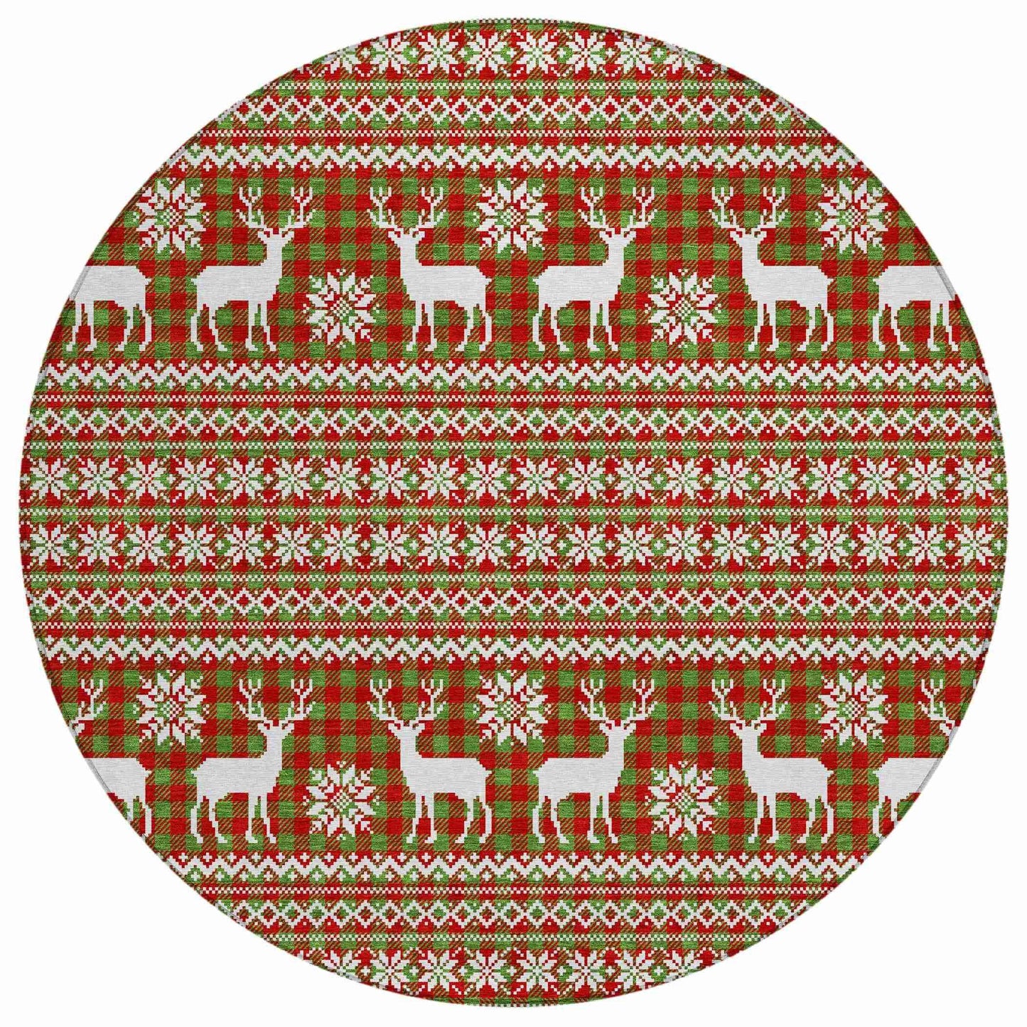 Addison Rugs Quaas Fern Washable Indoor-Outdoor Rug