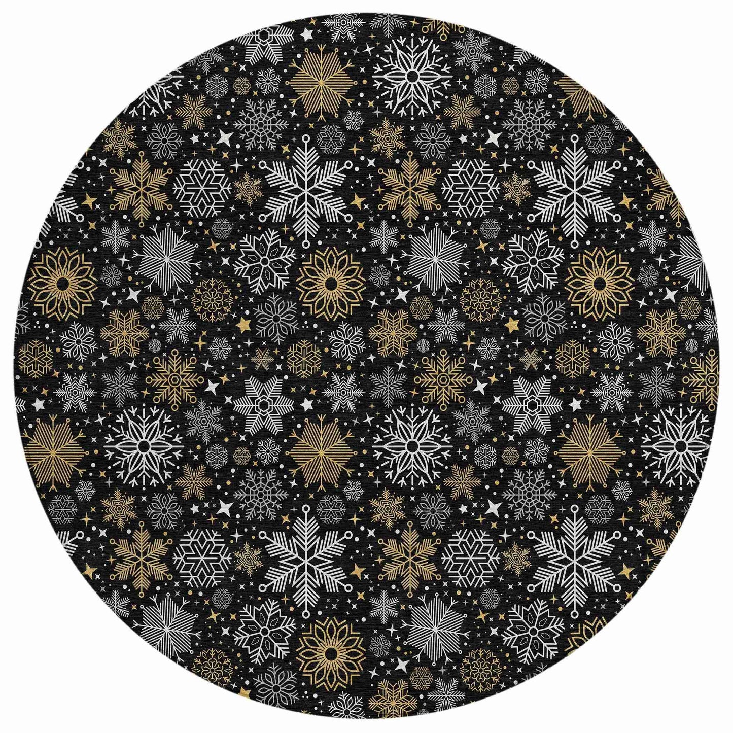 Addison Rugs Quaon Black Washable Indoor-Outdoor Rug