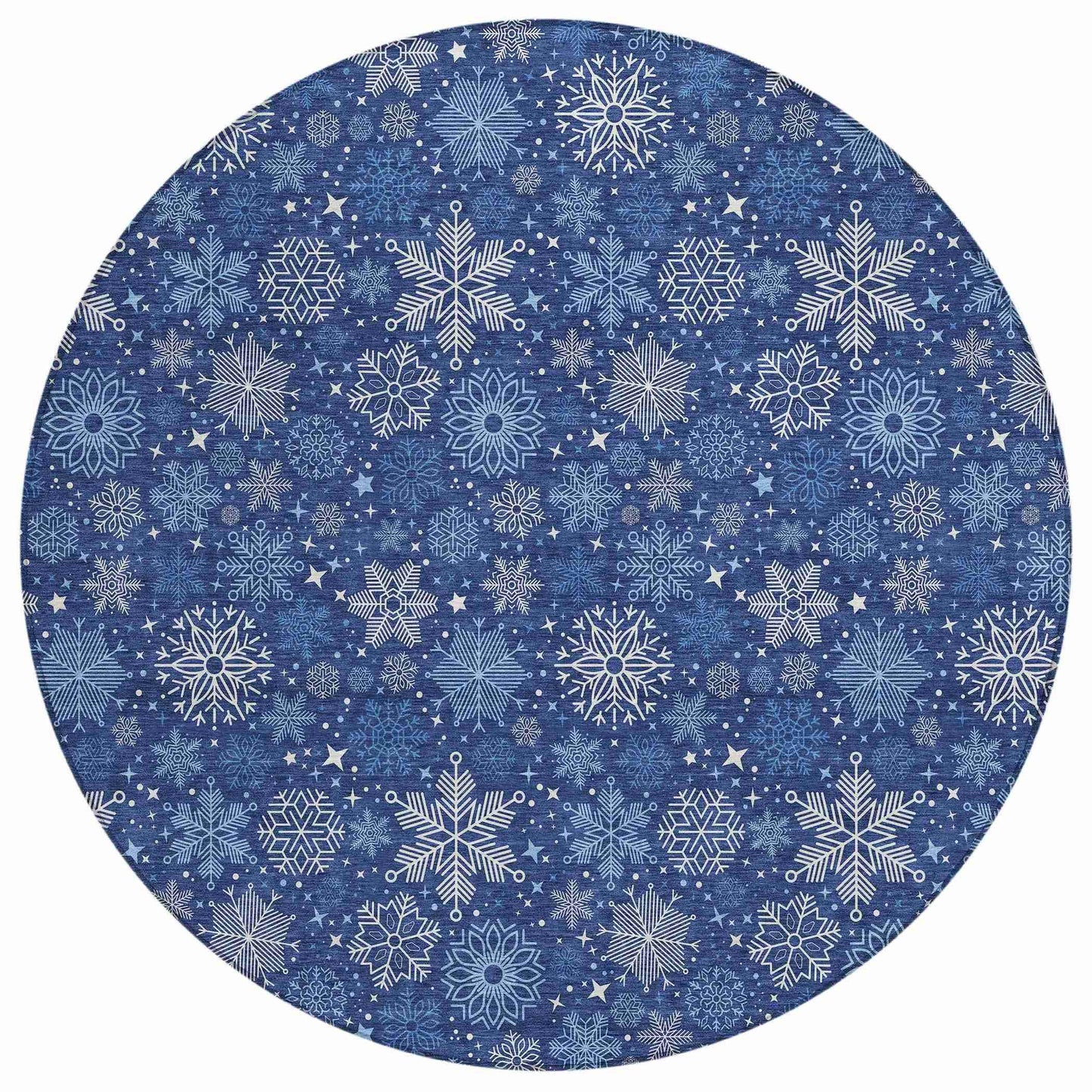 Addison Rugs Quaon Navy Washable Indoor-Outdoor Rug