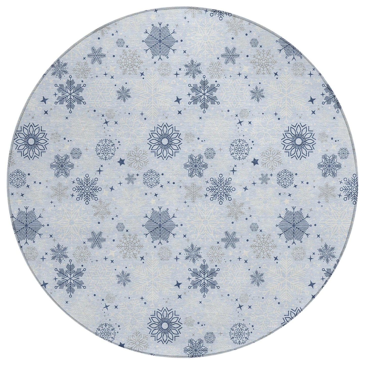 Addison Rugs Quaon Blue Washable Indoor-Outdoor Rug