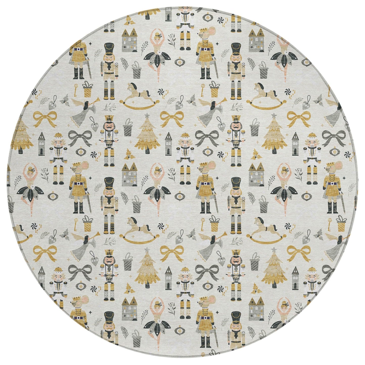 Addison Rugs Raeara Ivory Washable Indoor-Outdoor Rug