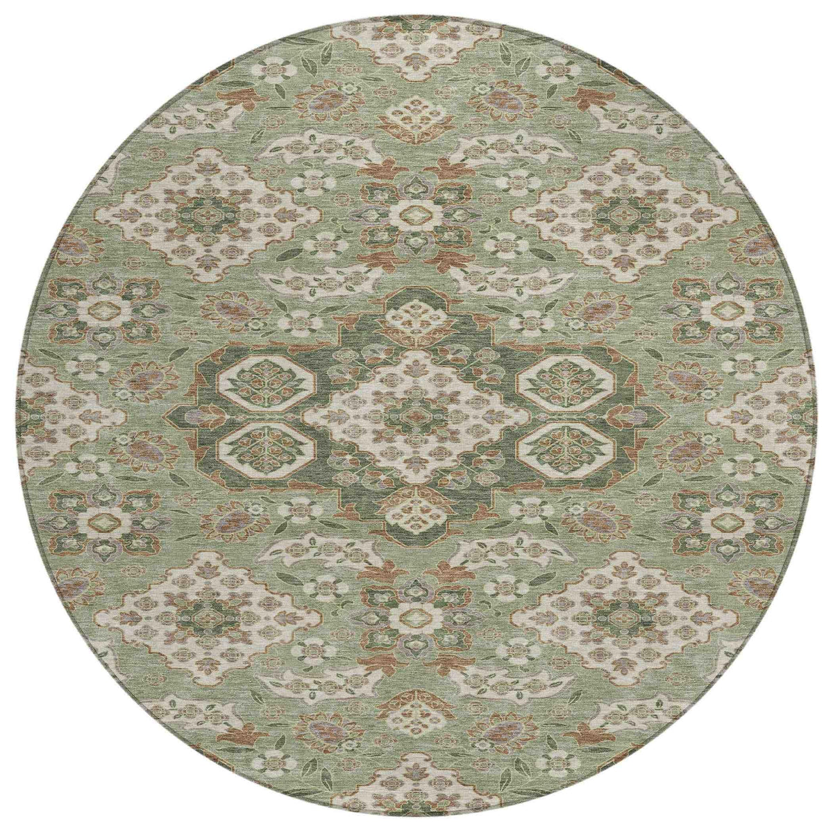 Addison Rugs Taelira Green Washable Indoor-Outdoor Rug