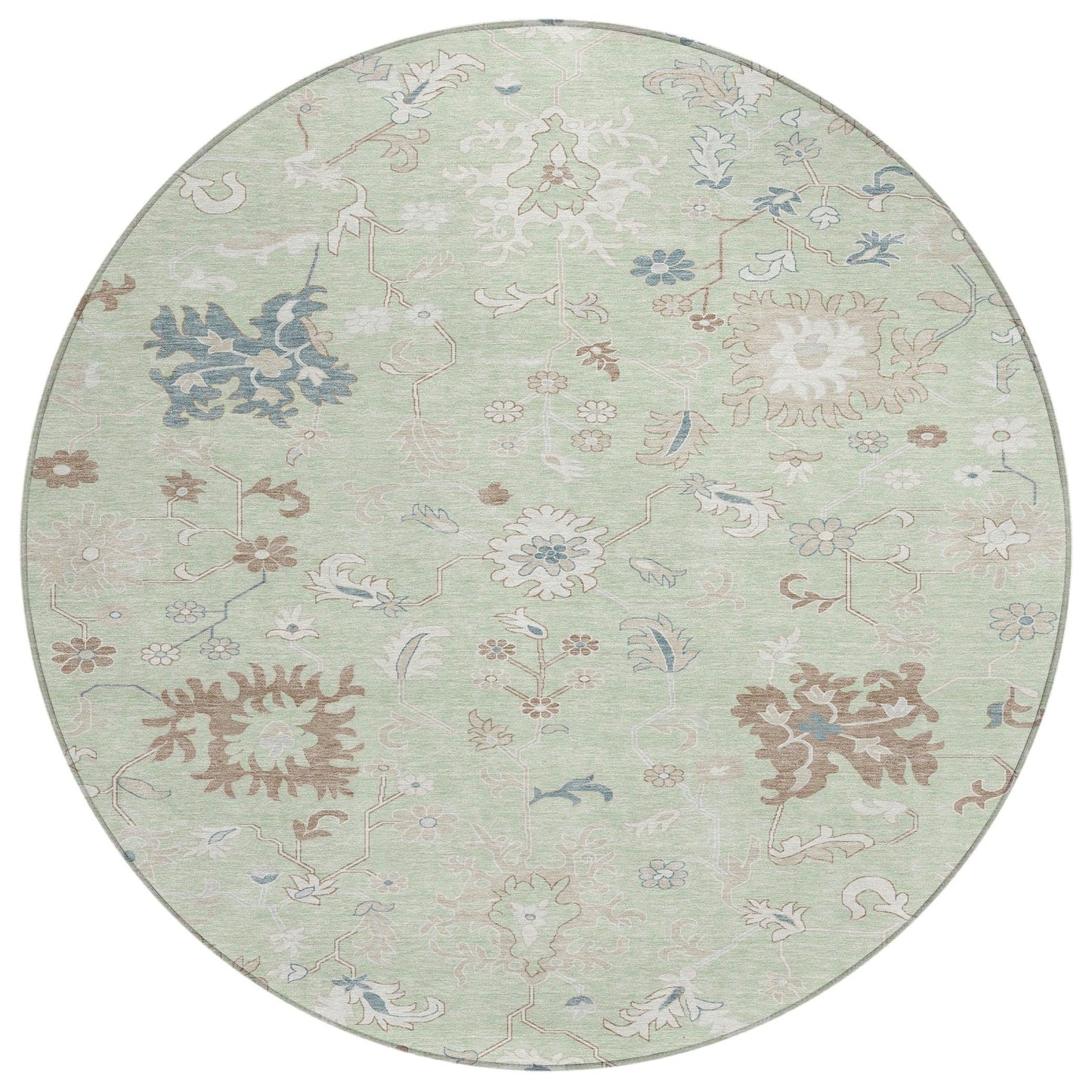 Addison Rugs Taelius Green Washable Indoor-Outdoor Rug