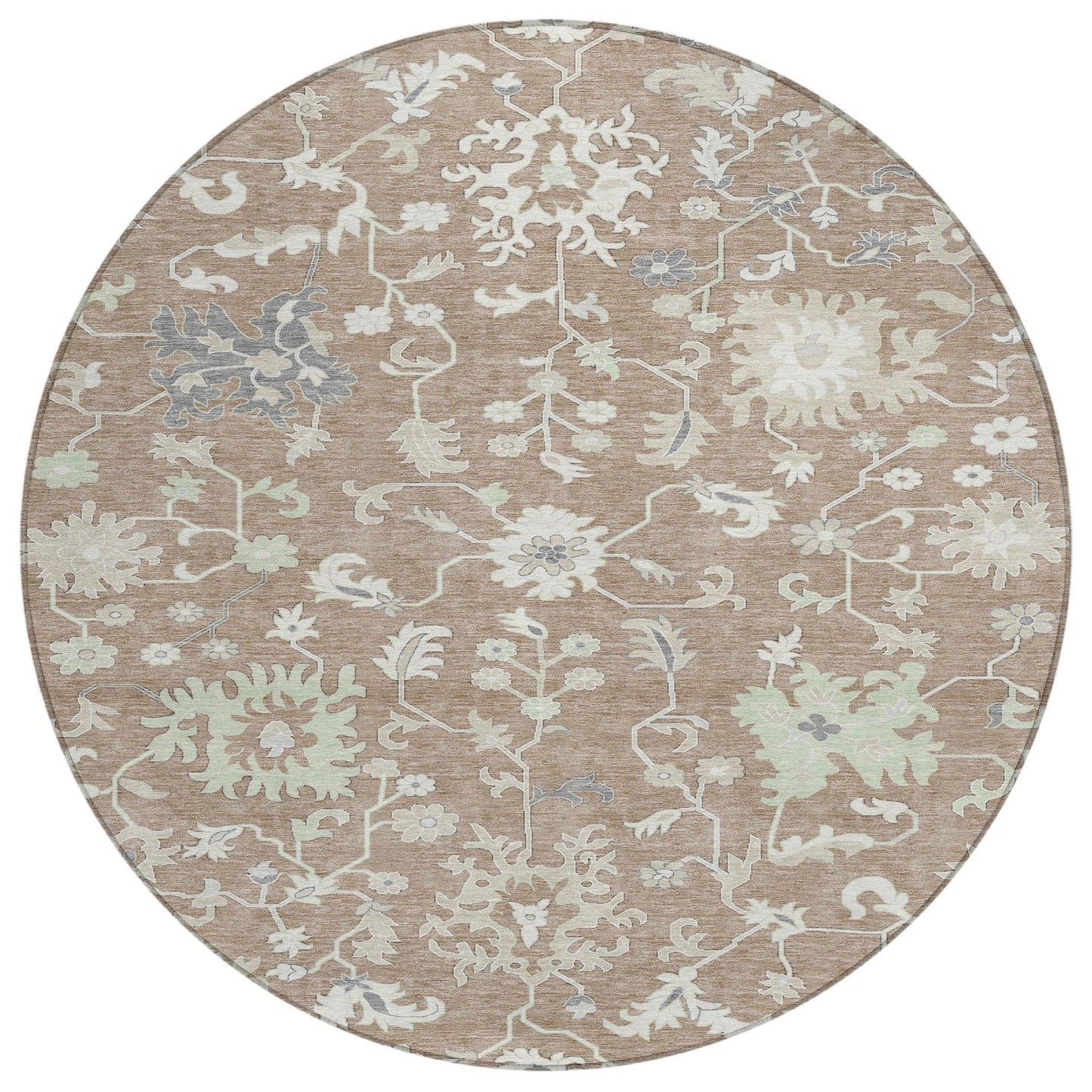 Addison Rugs Taelius Brown Washable Indoor-Outdoor Rug