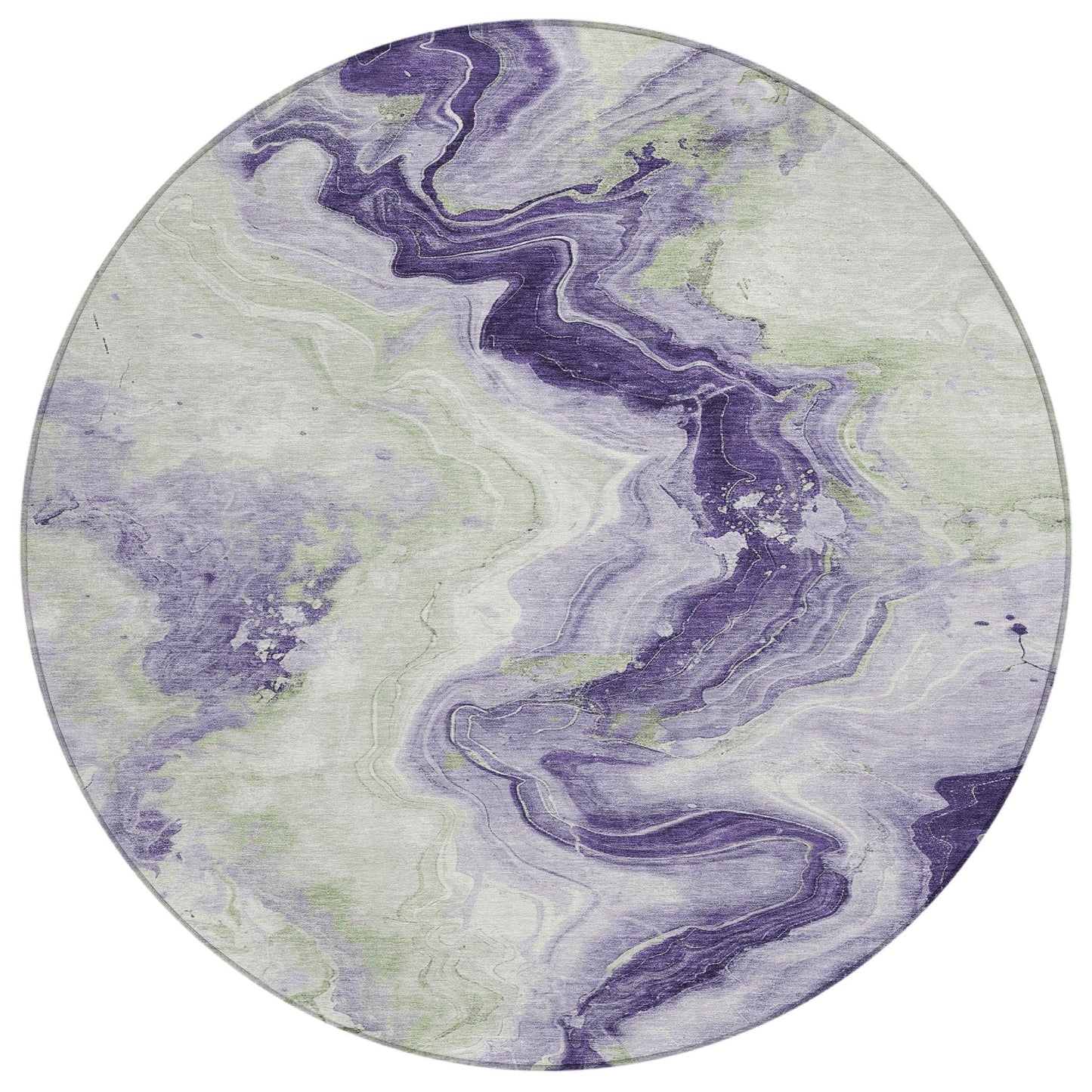 Addison Rugs Vaelain Purple Washable Indoor-Outdoor Rug