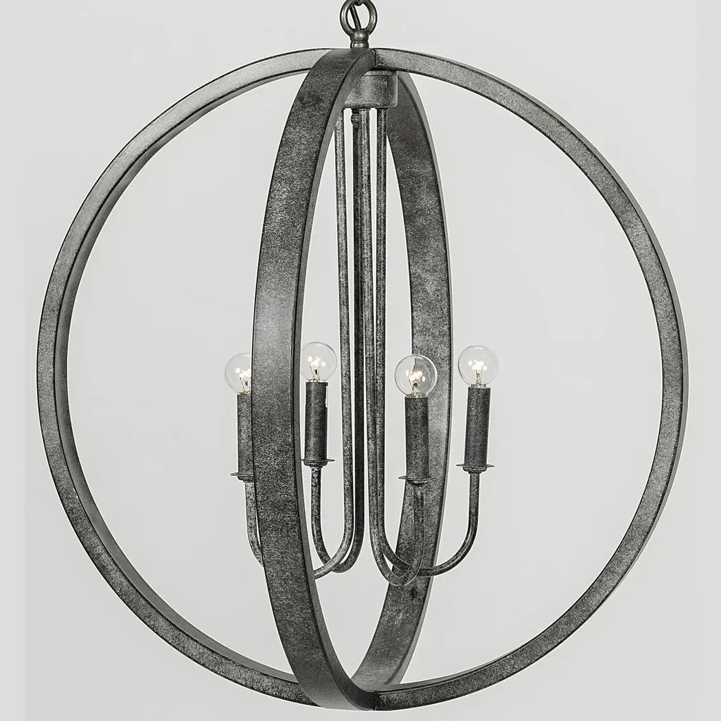 Abel Silver Metal Pendant