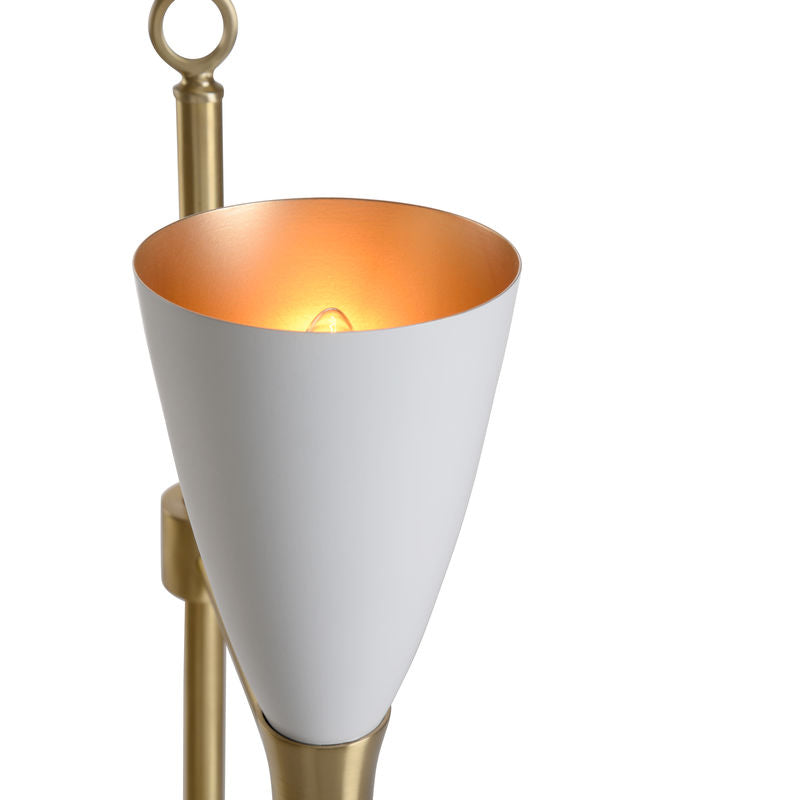 Ada Mid-Century Styled Gold Floor Lamp-Floor Lamps-Wildwood-LOOMLAN