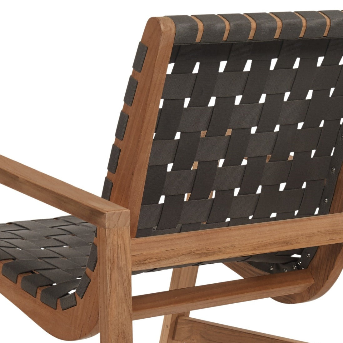 HiTeak Aero Teak Outdoor Woven Chat Armchair