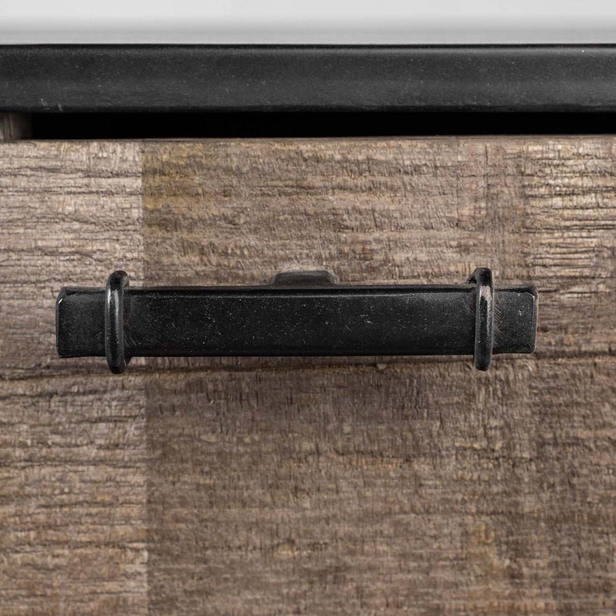 Mercana Alvin Three Drawers Wood Sideboard