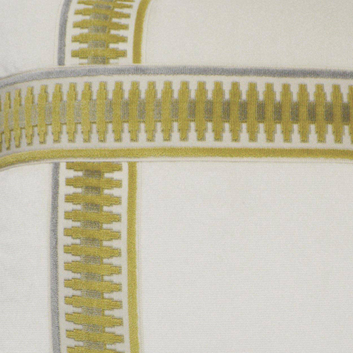 D.V. Kap Antibes II Yellow Throw Pillow With Insert