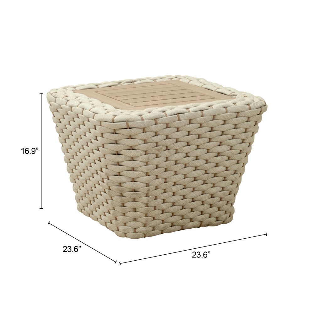 Zuo Modern Antul Wooden Square Coffee Table