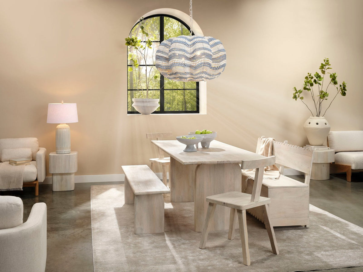 Jamie Young Arc Wooden Rectangular Dining Table