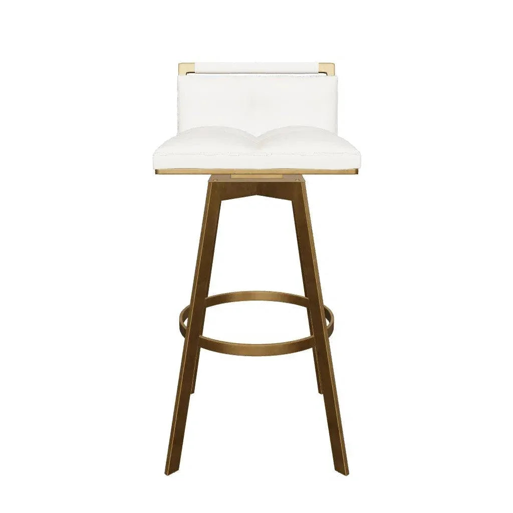 SUNPAN Arizona Leather Swivel Barstool