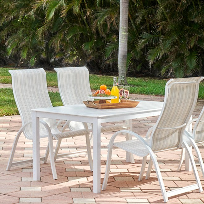 Telescope Aruba Sling Rectangular Outdoor Dining Set 5PC