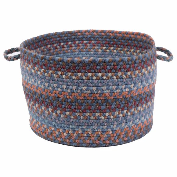 Rhody Rug Astoria Wool Braided Handmade Basket