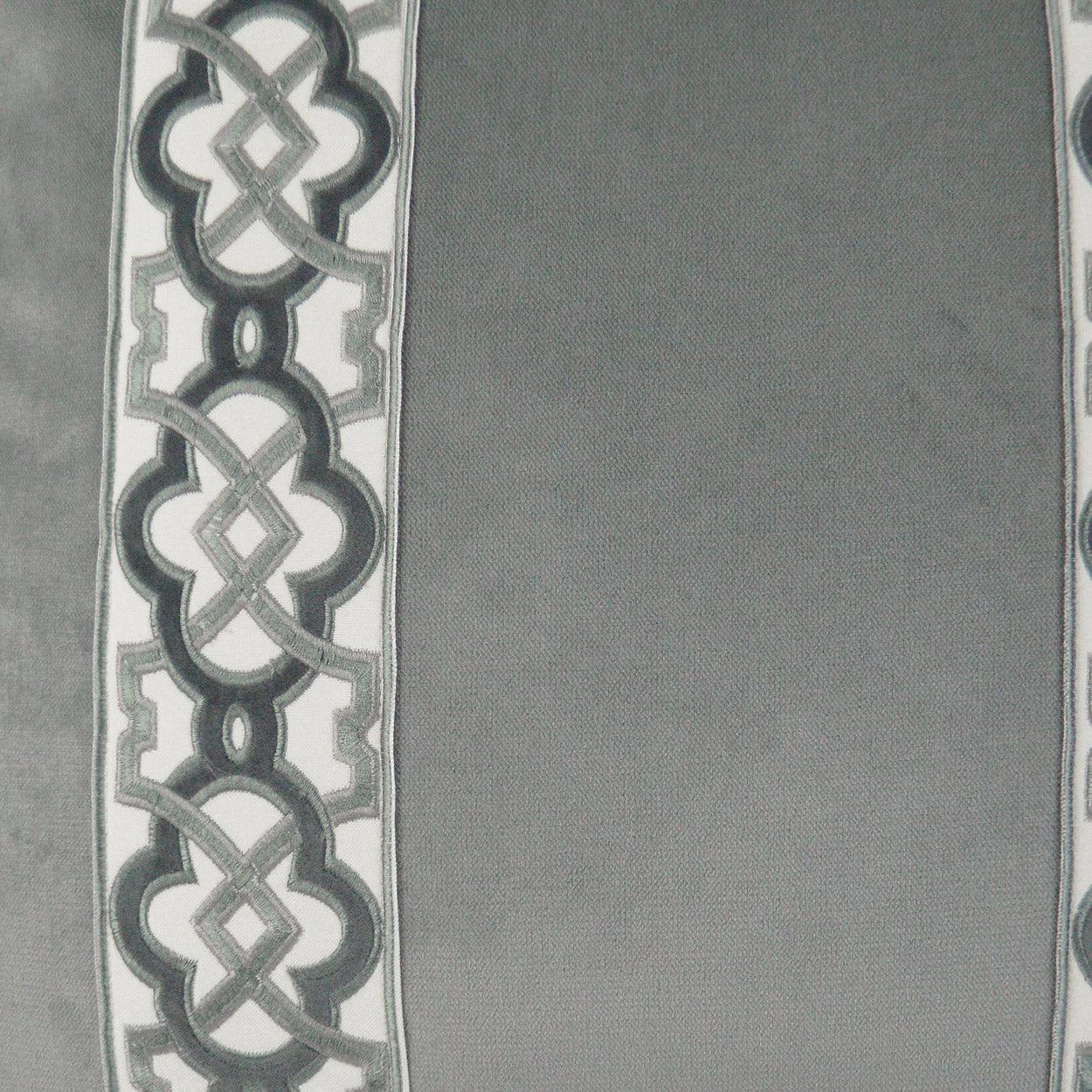 Athenee Pillow - Smoke-Throw Pillows-D.V. KAP-LOOMLAN