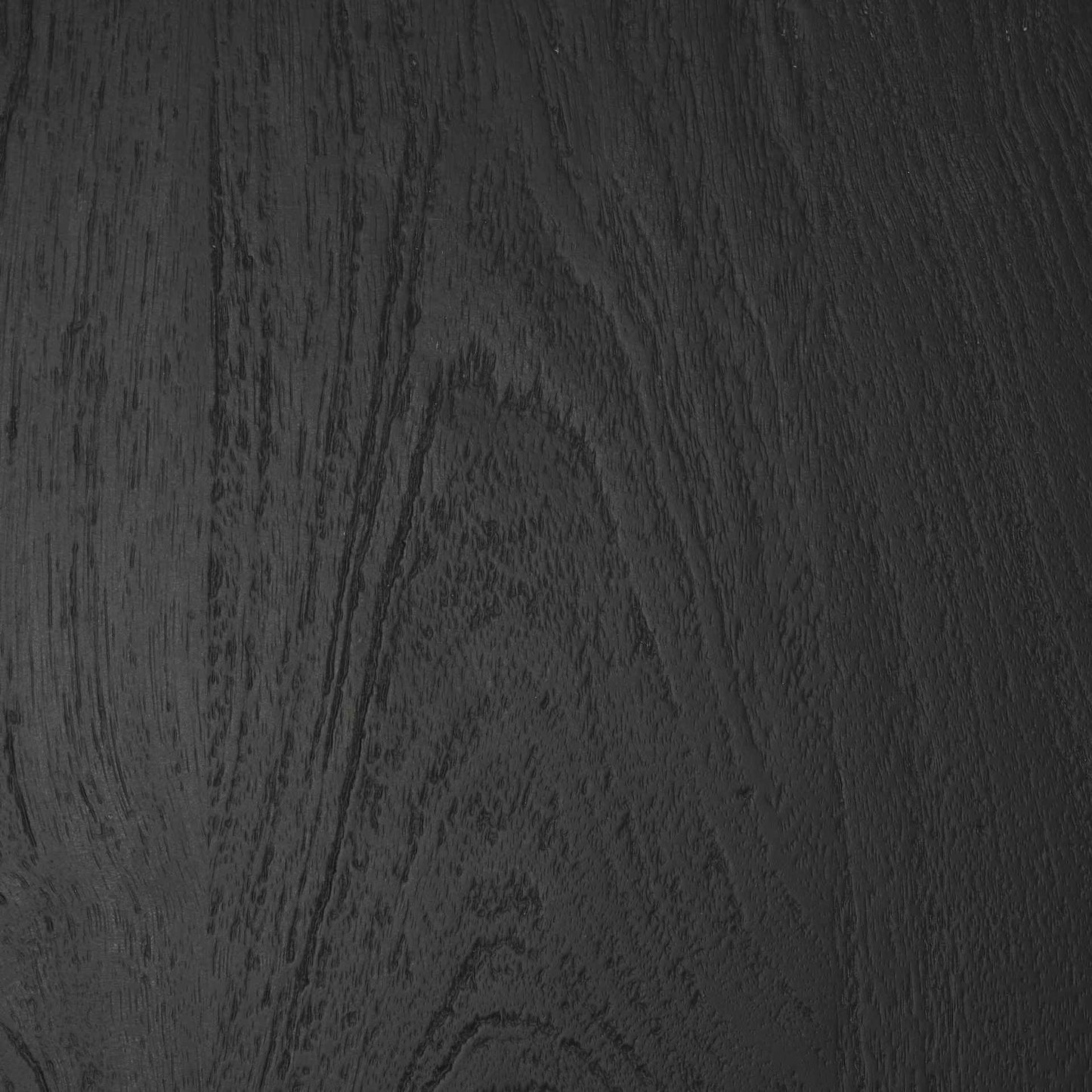 Atlas Pedestal Base Wooden Black Dining Table