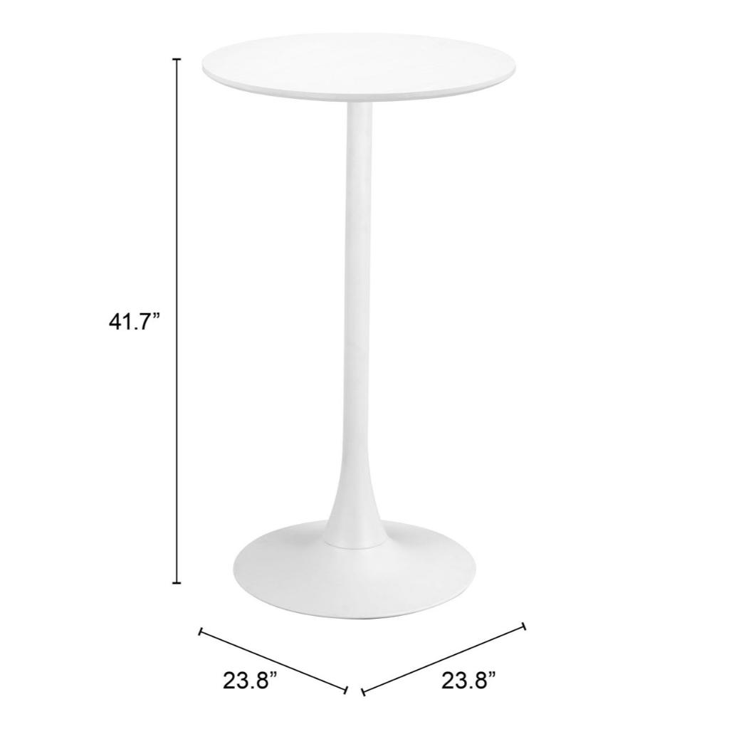 Auray Pedestal Round Bar Table