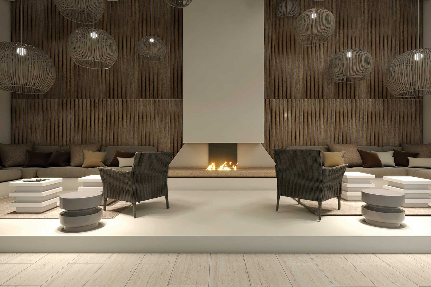 Balance Stool/Accent Table 16" - Grey Outdoor End Table-Outdoor Stools-Seasonal Living-Sideboards and Things