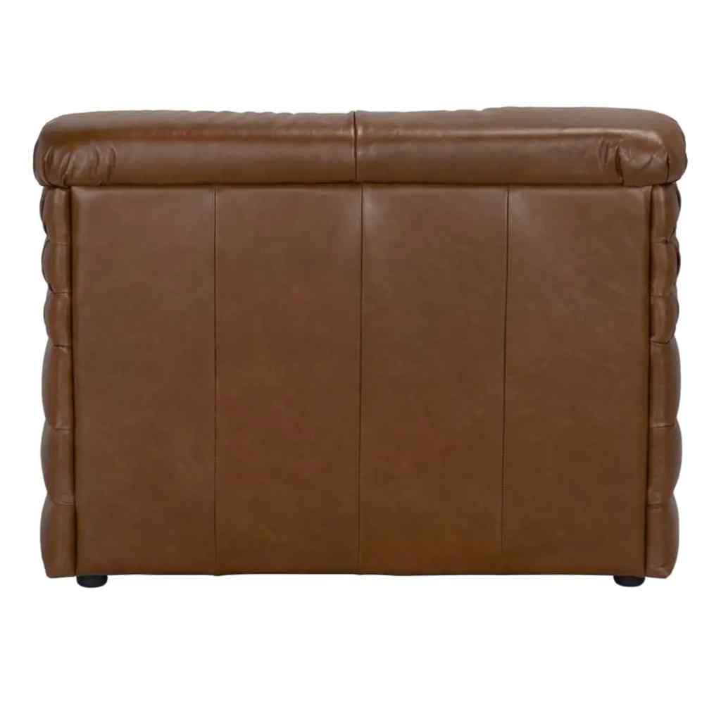 Bandera Tan Leather Modular Sofa