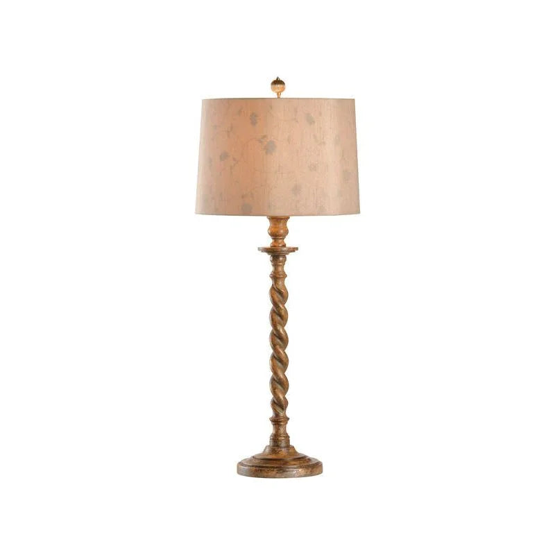 Barley Twist Buffet Handcarved Design Table Lamp - LOOMLAN - Chelsea House - Table Lamps