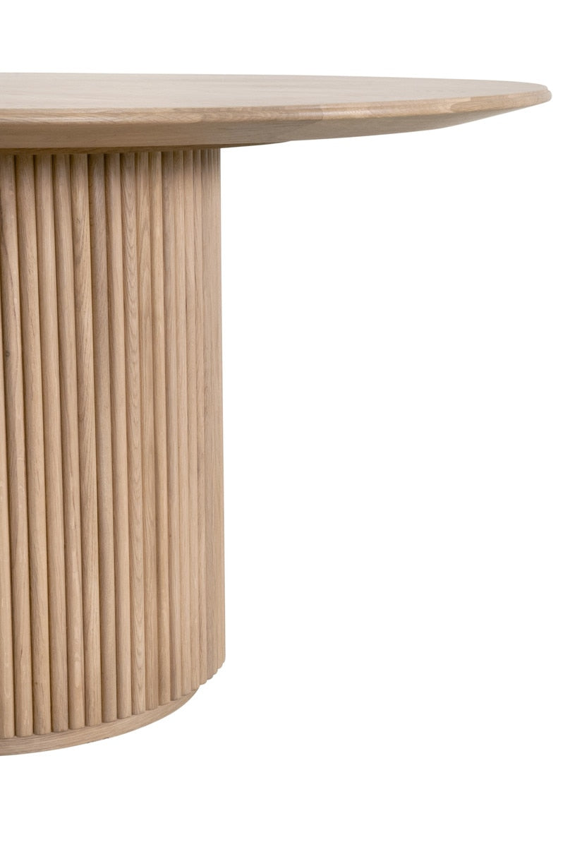 54" Belfast Wooden Round Dining Table