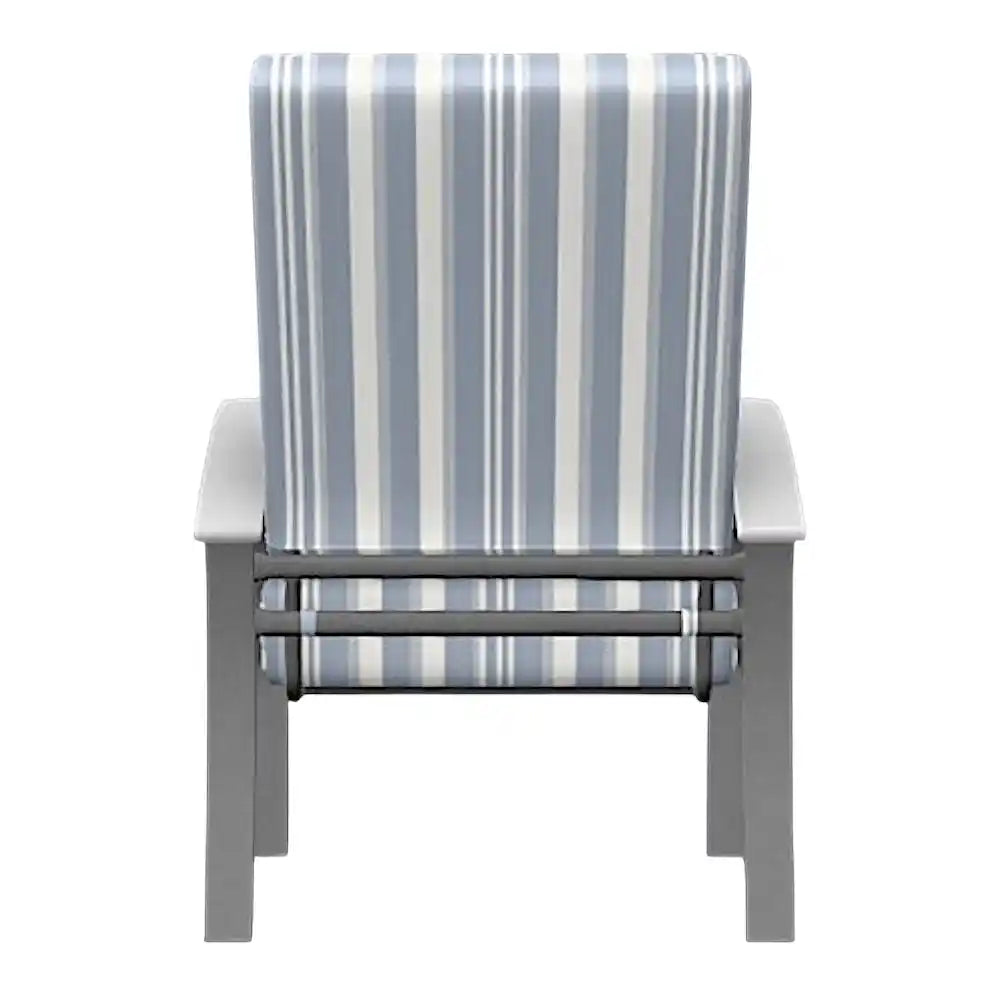 Belle Isle Deep Seat Aluminum Frame Arm Chair