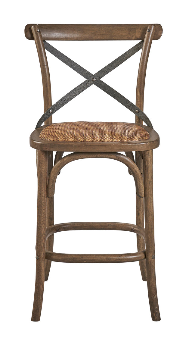 Bentwood Counter Stool with Metal Back-Counter Stools-Furniture Classics-Sideboards and Things