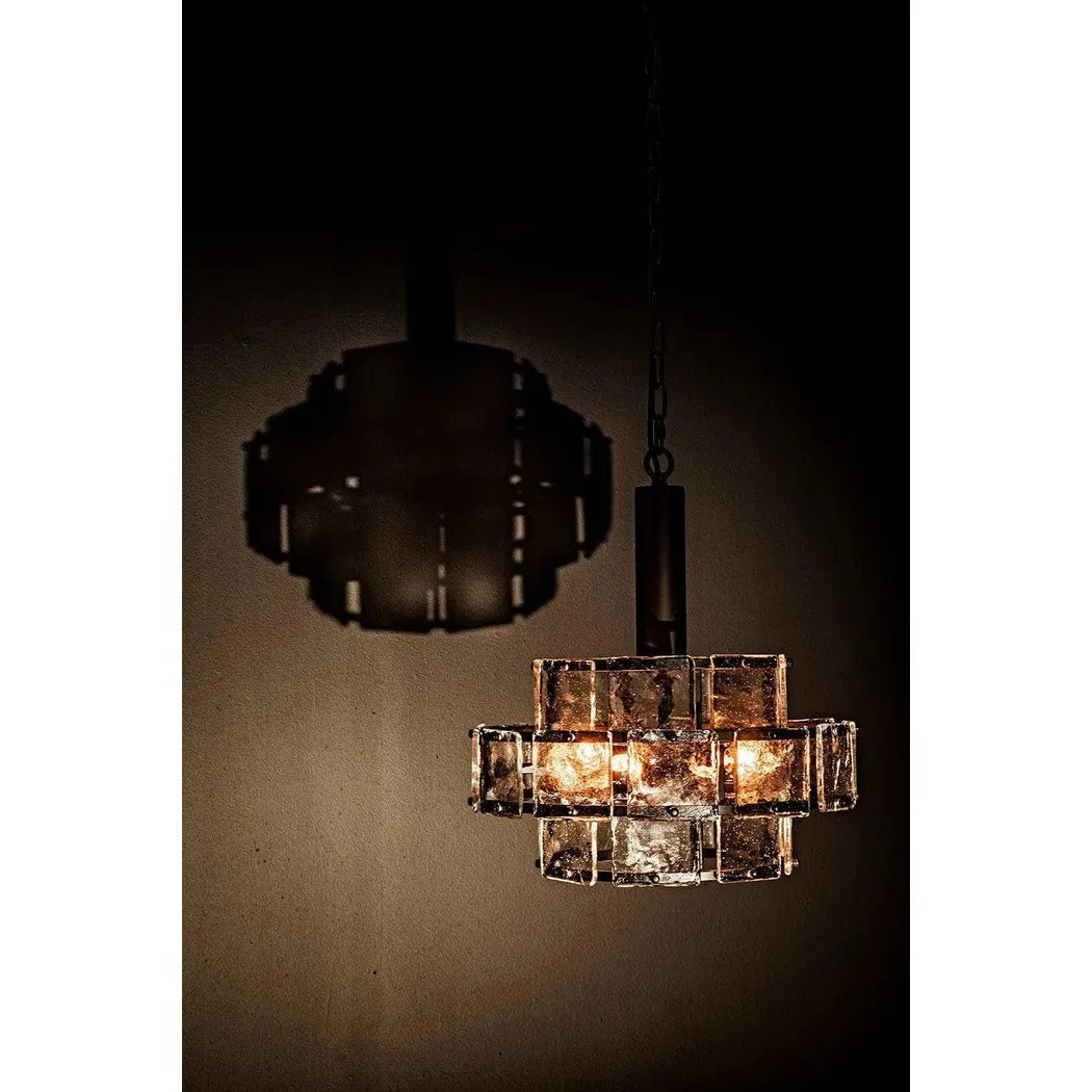 Bergdorf Pendant, Black Steel