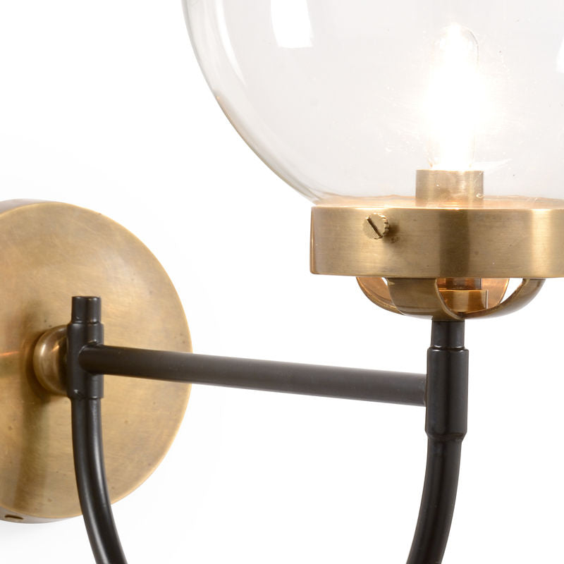 Wildwood Bistro Two Toned Metal Wall Sconce