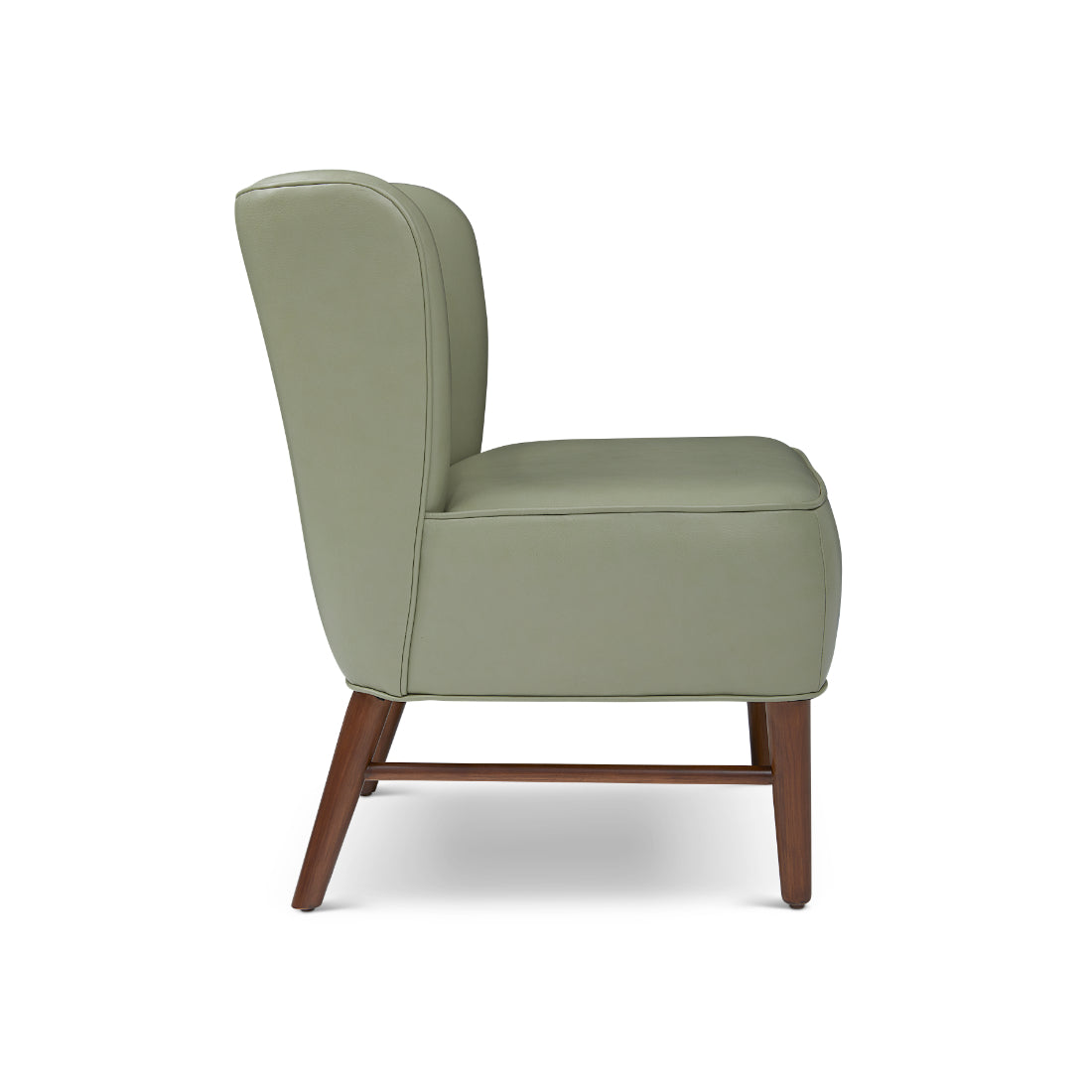 Bitsy Aniline Top Grain Leather Accent Chair-Accent Chairs-One For Victory-LOOMLAN
